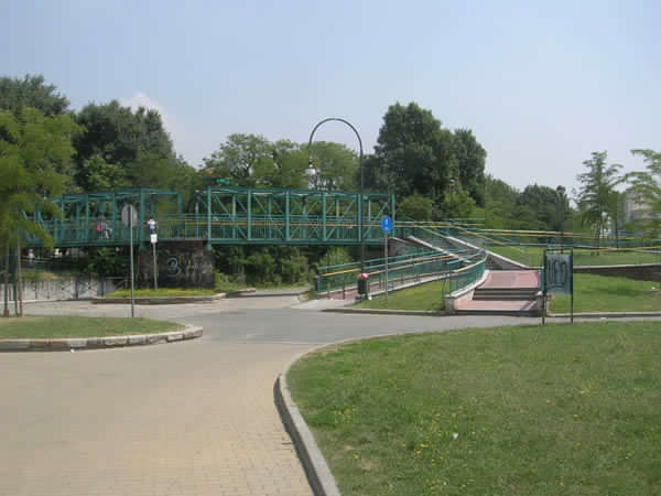 Parco Martesana. Nuovo Ponte pedonale